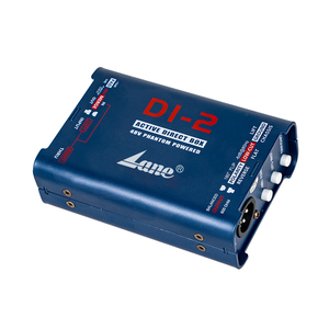 Lane DI-2 Professional 48V Phantom Power DI-2 ACTIVE Di Direct <strong>Box</strong> 1/4&quot; Instrument to Balanced &amp; Unbalanced XLR - Product Image 2