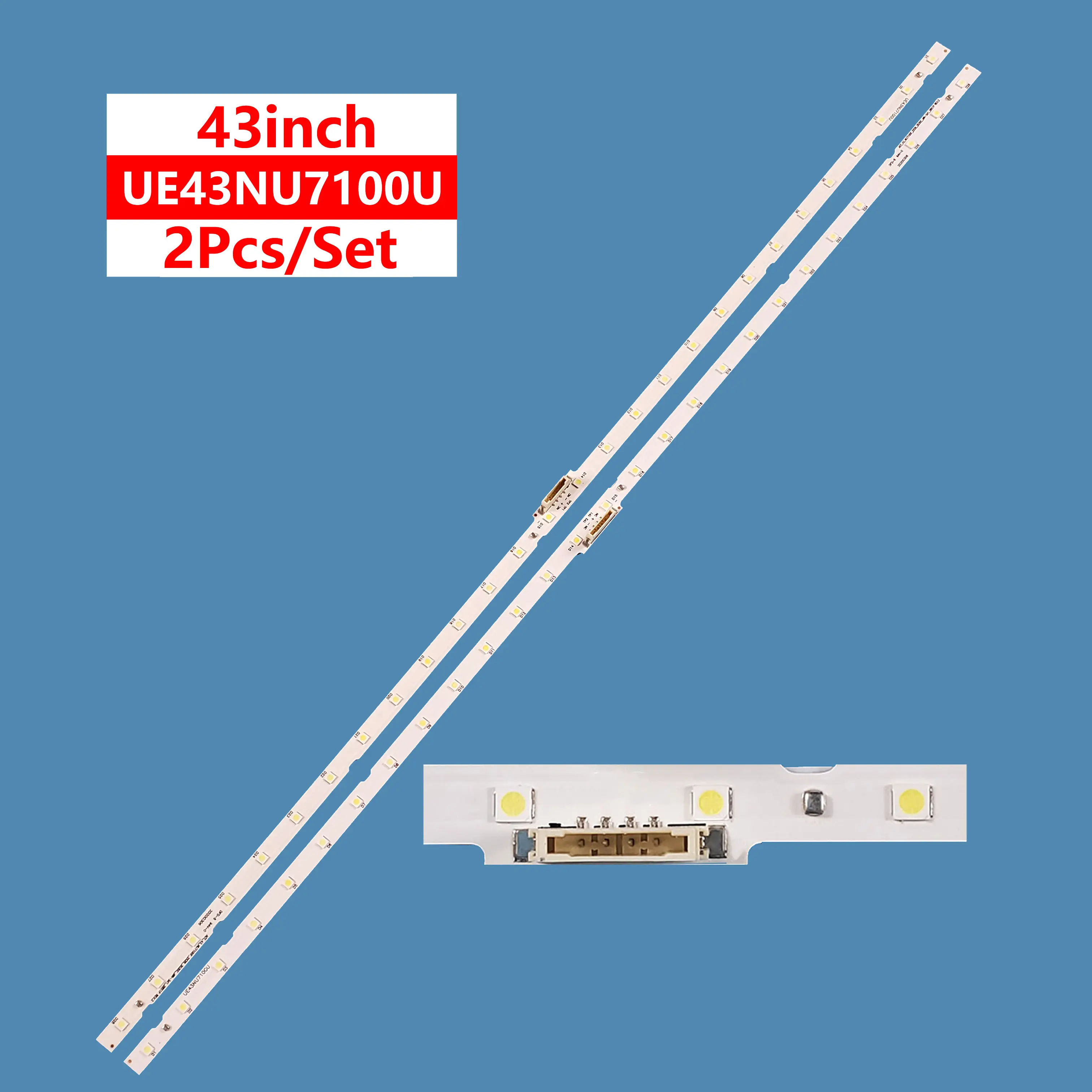 Hoge Kwaliteit Tv Led Backlight Bar 28 Leds AOT_43_NU7100F Voor Aot 43 UE43NU7100U 7120U Tv Led Lcd Reparatie