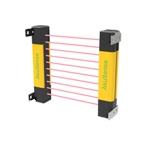 Dos salidas de contacto pasivo de relé Gran distancia de detección Sensor óptico Barrera de rendimiento y sensores de altura fotoeléctricos - Product Image 4