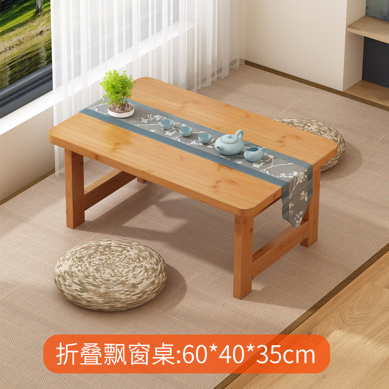 Encantadora mesa plegable para ventana salediza - Color original (60*40*35)