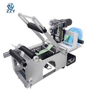 MT-50 Etikett ier maschine für runde Flaschen mit Code Date Batch-Drucker