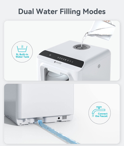 Ecomucy Portable Counter top Mini Geschirrs püler mit 5L Wassertank 6 Wasch programme Luft trocknungs funktion - Product Image 3
