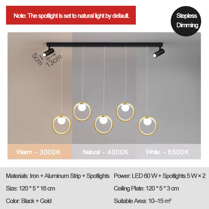 Projecteurs Gold 5+2