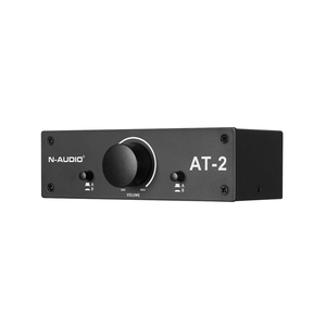 N-AUDIO AT-2 Monitor Audio <strong>Controller</strong> Volume Control on a Desktop with Source Select Switch Mon <strong>Outputs</strong> - Product Image 6