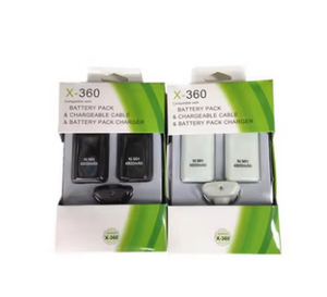 Xbox360バッテリー用充電ケーブル付き交換用バッテリーXbox360ワイヤレスゲームパッドコントローラーバッテリー用2個4800mAh - Product Image 6