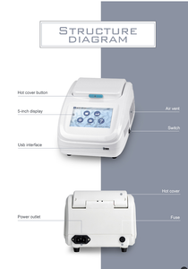 CHINCAN PR-96E Gradient PCR Instrument 96*0.2ml Thermal Cycler PCR <strong>test</strong> with <strong>5</strong> Inch Touch Screen for Gene Amplification Price - Product Image 2