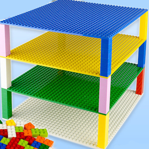 Small Size DIY Building <strong>Block</strong> <strong>Set</strong> 32*32 Base Plate Double Sides 25.5*25.5 CM <strong>Block</strong> Dots Compatible Leading Brands Packaged <strong>Sets</strong> - Product Image 4
