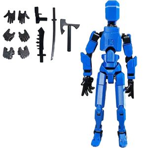 หุ่นฟิกเกอร์หุ่นยนต์ T13พิมพ์ลาย3D พร้อมข้อต่อข้อต่อแบบเปลี่ยนได้สำหรับประกอบจอแสดงผลของเล่นที่สร้างสรรค์ - Product Image 3