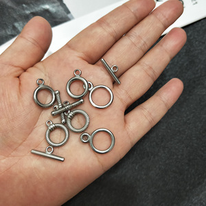 拨动珠宝OT扣连接器端扣发现手镯项链珠宝制作不锈钢扣 - Product Image 1
