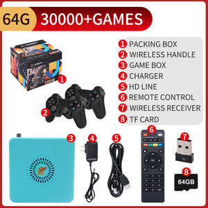 คอนโซลเกม G13คลาสสิกไร้สายพร้อมฟังก์ชั่น MP4 5000 + กล่องเกมอาเขตแบบสองระบบ - Product Image 5