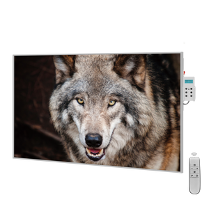 แผ่นทำความร้อนติดผนังและเพดานสีขาว960 W IR อินฟราเรดแผงคริสตัลด้วยโปรแกรมอัจฉริยะ
