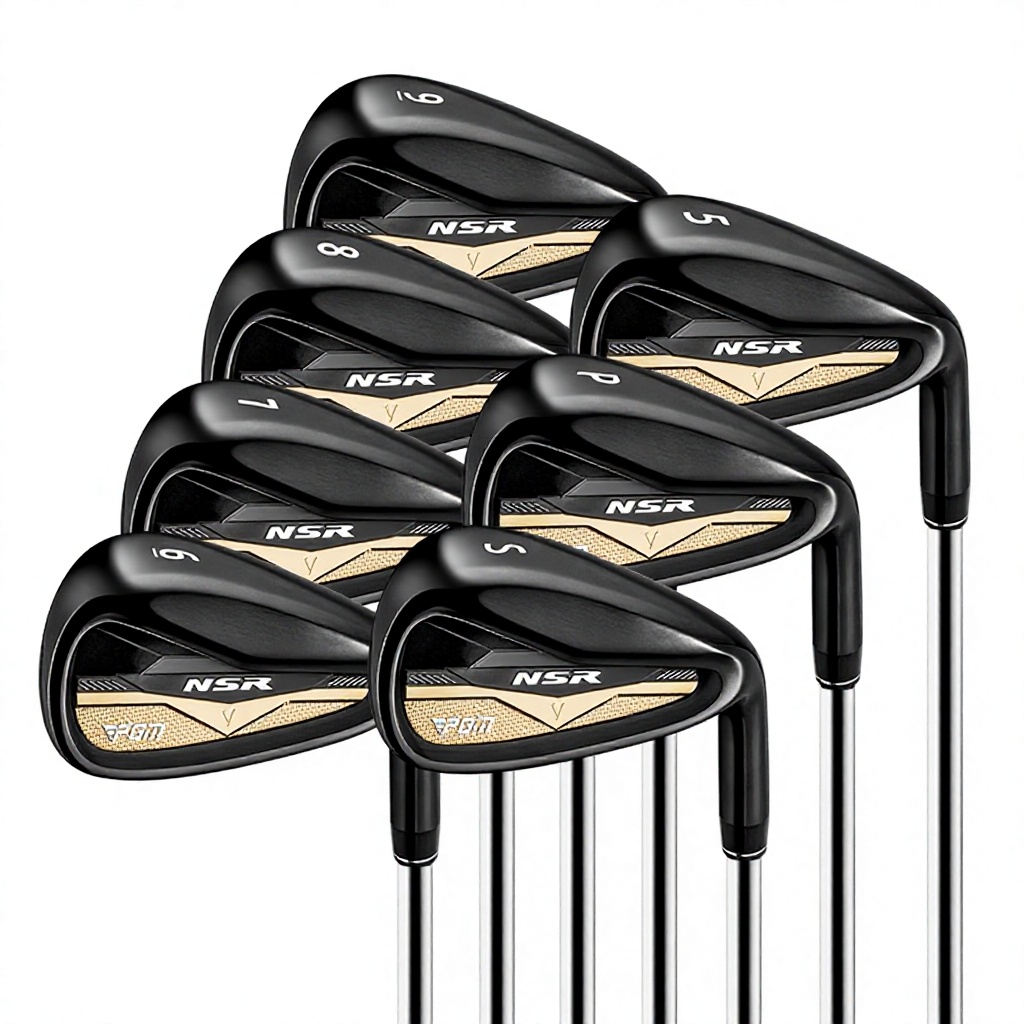Black Iron 7 club set-steel shafts mtg056