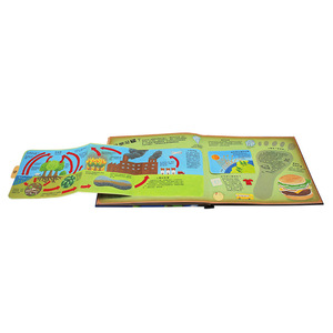 OEM彩色3D装帧故事书立体弹出打印书幼儿学习 - Product Image 3