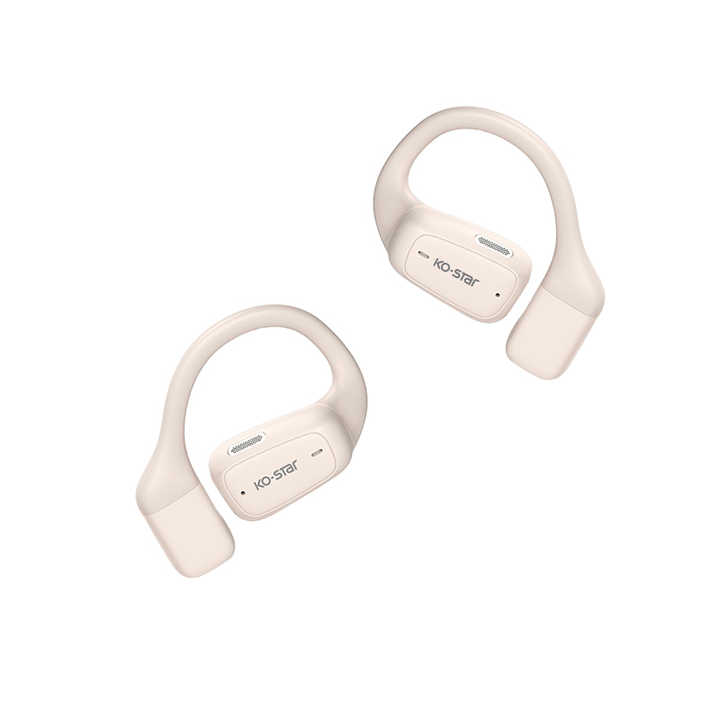 Tipe c earphone olahraga headphone nirkabel bass stereo earphone nirkabel earbud klip telinga kustom earphone suara surround bass super