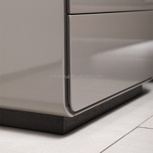 Ý thiết kế tối giản MDF lưu trữ tủ đơn giản hiện đại ánh sáng sang trọng mềm cạnh giường ngủ bảng cho nội thất phòng ngủ - Product Image 3