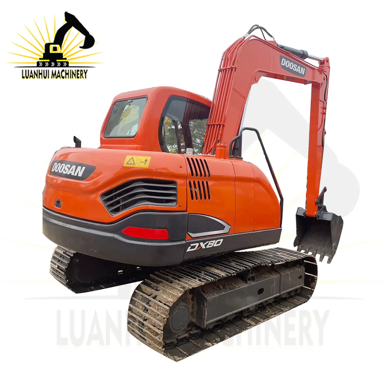 Excavatrice de petite taille sud-coréenne DOOSAN 2022 d'excavatrice DX80 d'occasion à vendre