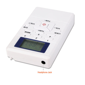 Tốt nhất sản phẩm mới xách tay DSP FM Đài phát thanh Máy quét túi kích thước thể thao FM Đài phát thanh cuộc họp xách tay FM kỹ thuật số Stereo đài phát thanh - Product Image 5