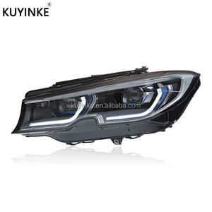 Far takımı BMW 3 serisi G20 2020-2022 için değişiklik matris Led Lens gündüz çalışan dönüş sinyal ışığı far - Product Image 4