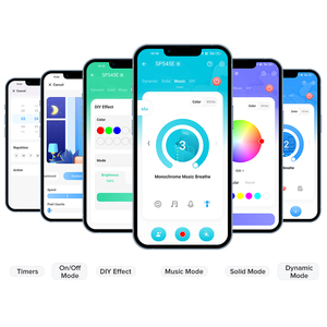 PWM Alexa Google Home BT 2,4 г пульт дистанционного управления FCOB DIM RGB CCT Wifi Rgbww Rgbw ключи RF светодиодный контроллер Диммер - Product Image 3