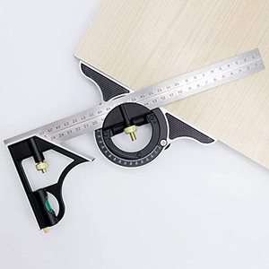 3 In 1 ayarlanabilir çoklu kombinasyon dik açı cetvel 300mm hareketli kare açı cetvel - Product Image 4