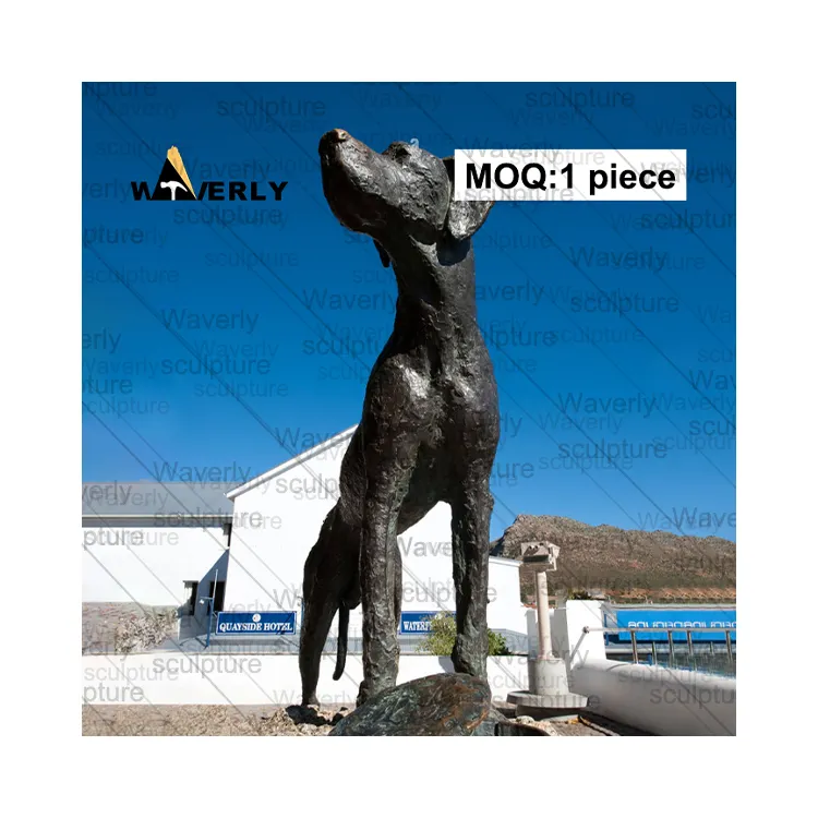 手作り鋳造ホテル屋外屋内動物犬は彫刻ブロンズかわいいグレートデーン像を飾る販売のため