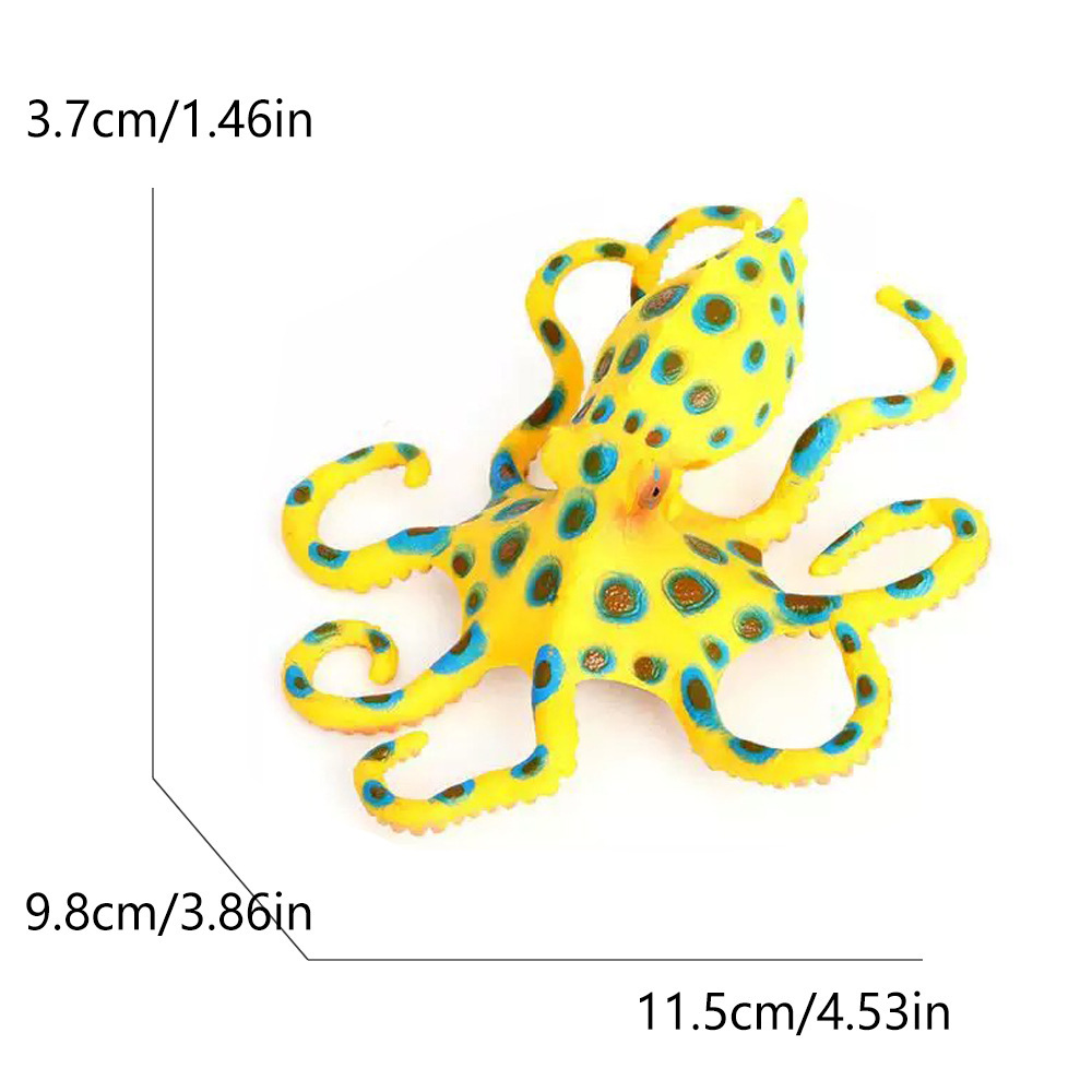 2990 pulpo anillo azul-324g