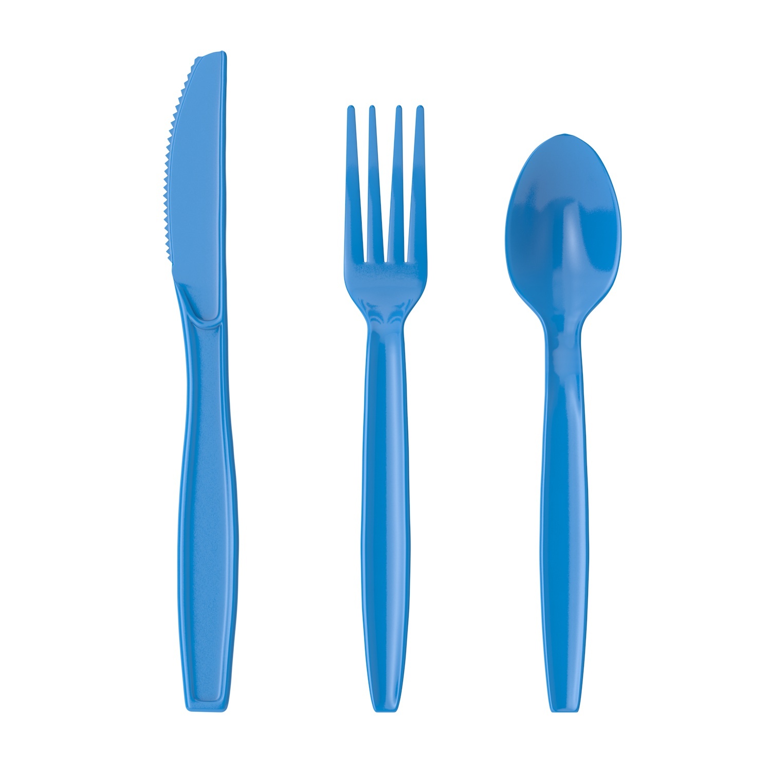 Bleu: jeu de fourchettes * 10 pièces