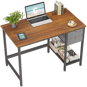 High Quality Study Metal Legs Modern <strong>Simple</strong> PC Table Home <strong>Computer</strong> <strong>Desk</strong> With Drawers - Product Image 1