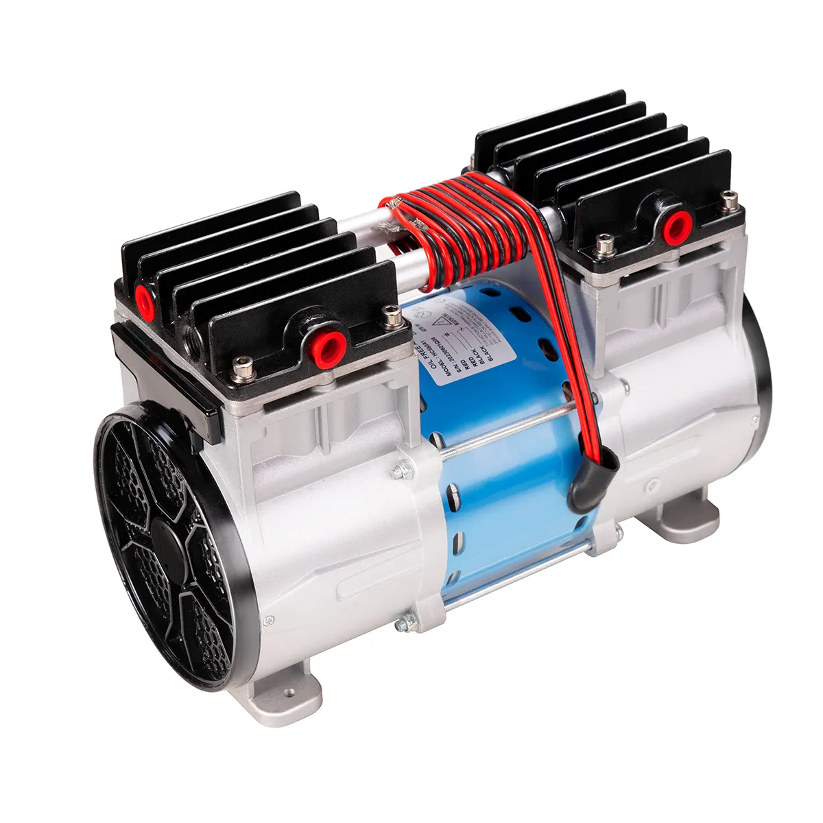 Nuevo diseño 0.64HP compresor de aire bomba de compresor de aire sin aceite 4 etapas Cooper motor compresor de aire dental fábrica