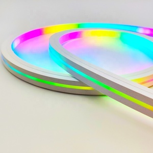 Özel 5 metre RGB 16*16MM silikon Flex şerit Neon LED ışıkları IP67 rüya renk ofis DIY dekor için tabela harfleri 12V Flex Neon - Product Image 1