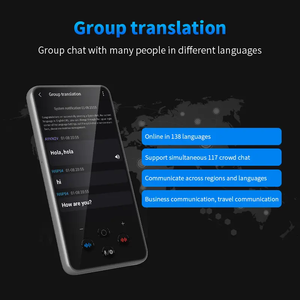 Tragbarer Smart Language Voice Translator Großer TFT-Bildschirm Online 138 Sprachen 18 Offline-Unterstützung GPT-Aufnahme Android WiFi F1 - Product Image 2