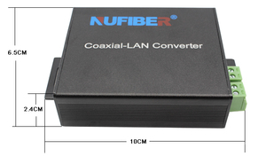 Convertidor de medios de fibra óptica extensor IP Ethernet UTP de 2 cables para extender la distancia hasta 1,5 KM - Product Image 6