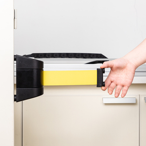 2024 nóng bán từ dán không có đấm thuận tiện tháo gỡ treo tường có thể thu vào thận trọng Băng kiểm soát đám đông rào cản - Product Image 4