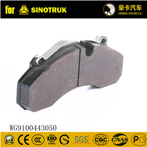 מקורי SINOTRUK HOWO משאית חלקי חילוף קדמי בלם Pad <span class=keywords><strong>WG9100443050</strong></span>