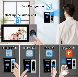 Sistema de intercomunicación de puerta de aleación, videoportero con cable de 7 pulgadas, teléfono inteligente, sistema de intercomunicación de vídeo, teléfono intercomunicador Wifi - Product Image 4