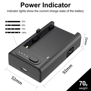 ZGCINE-Adaptador de corriente de salida múltiple, placa adaptadora de batería de carga rápida np-f NP-F550 F750 F970, cargador de batería, salida de D-TAP - Product Image 2