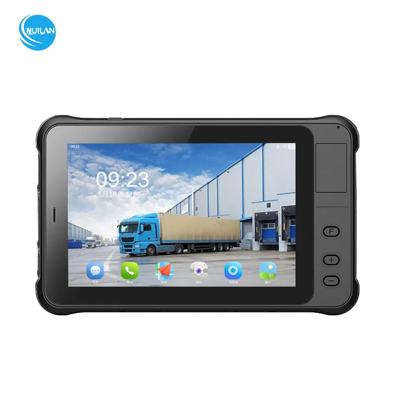 Tablet komputer, 7 inci tahan air 4GB RAM NFC Rfid Wifi Barcode Android Tablet industri kasar Tablet Android IP67 karpet Tablet PC