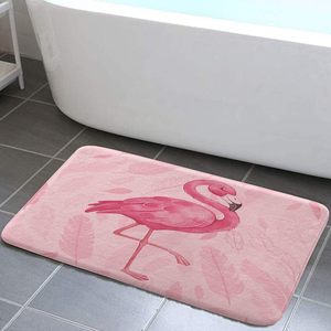 Schattige Flamingo Moderne Kunst Boho Badmat 17X29 Inch Roze Badkamer Tapijten Super Absorberend Zacht Flanellen Flamingo <span class=keywords><strong>Tp</strong></span> Patroon - Product Image 4