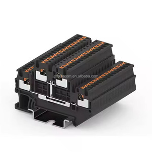 <strong>3</strong>-layer Connector, <strong>1</strong> <strong>Input</strong> and <strong>1</strong> <strong>Output</strong> 2.5mm square Wiring Terminal Block - Product Image 3