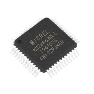 ชิ้นส่วนอิเล็กทรอนิกส์ที่ห่อหุ้ม KSZ8863RLL QFP48ชิปอีเทอร์เน็ตใหม่วงจรรวมดั้งเดิม - Product Image 1