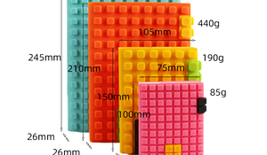 取り外し可能なブロック付きの最高品質のカスタムシリコンカバー日記ノートブック - Product Image 5