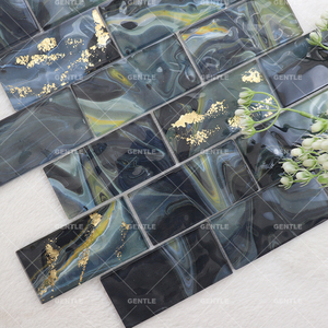 Nhà bếp phòng tắm tàu điện ngầm thủy tinh Gạch <span class=keywords><strong>Mosaic</strong></span> tường trang trí Gạch <span class=keywords><strong>Mosaic</strong></span> - Product Image 1