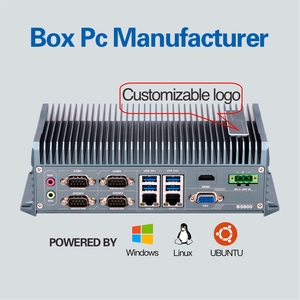 J1900 תעשייתי pandless i5/i7/i9 ליבה 2 ethernet 8 usb 6 com rs232 rs485 4gb זיכרון וידאו מוטבעים תיבת אנדרואיד מיני חדש