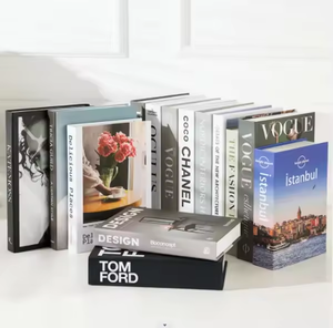 MSFB2301 Simulation Ornament <strong>Book</strong> Home <strong>Living</strong> Room Decoration <strong>Book</strong> Hardcover Board Decor <strong>Book</strong> Printing - Product Image 1