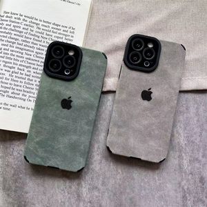 Sıcak lüks TPU deri telefon iPhone için kılıf 16 15 14 artı 13 12 11 Pro Max 7 8 artı-postu darbeye Lens koruyucu kabuk - Product Image 2