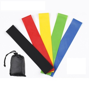 Get-Fit 5 piezas gimnasio Yoga Fitness logotipo personalizado elástico Pilates ejercicio entrenamiento bandas elásticas resistencia Power Loop Band - Product Image 4