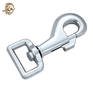 3/4&quot;*3 1/8&quot; Simple Style Self-Locking Metal Snap <strong>Spring</strong> <strong>Hook</strong> Clips Dual <strong>Spring</strong> <strong>Wire</strong> Gate Snap <strong>Hooks</strong> D-Ring Snap <strong>Spring</strong> <strong>Hook</strong> - Product Image 2