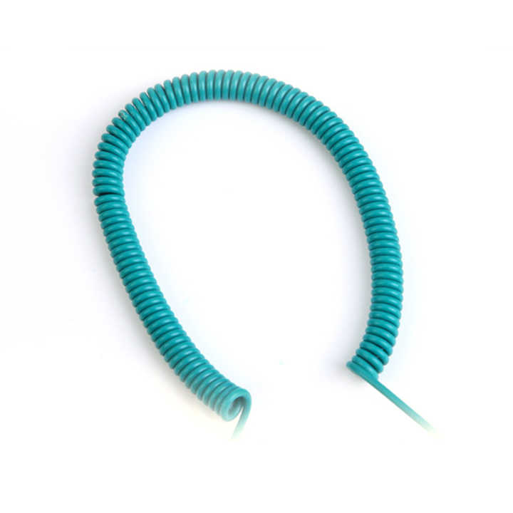 Customized TPE Cable Tpu Glossy or Matt Electrical Spring Spiral Coiled Wire Cable