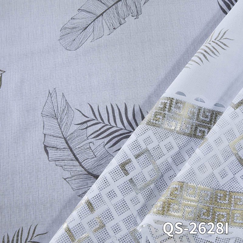 IUIU Light Luxury  Feather Leaf Home Dinning Hollow White Gold PVC Lace Tablecloth