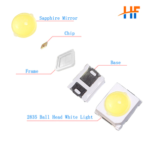 Factory Custom 2835 SMD <strong>LED</strong> Convex Head Surface Mount Light with 30&deg; 60&deg; 90&deg; Angles in Pure White 0.2W &amp; 0.<strong>5W</strong> Available - Product Image 1